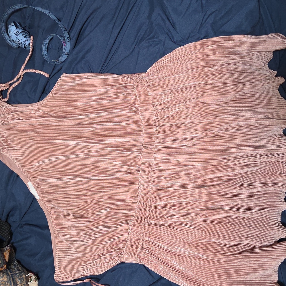 Elegant Pink One-Shoulder Romper